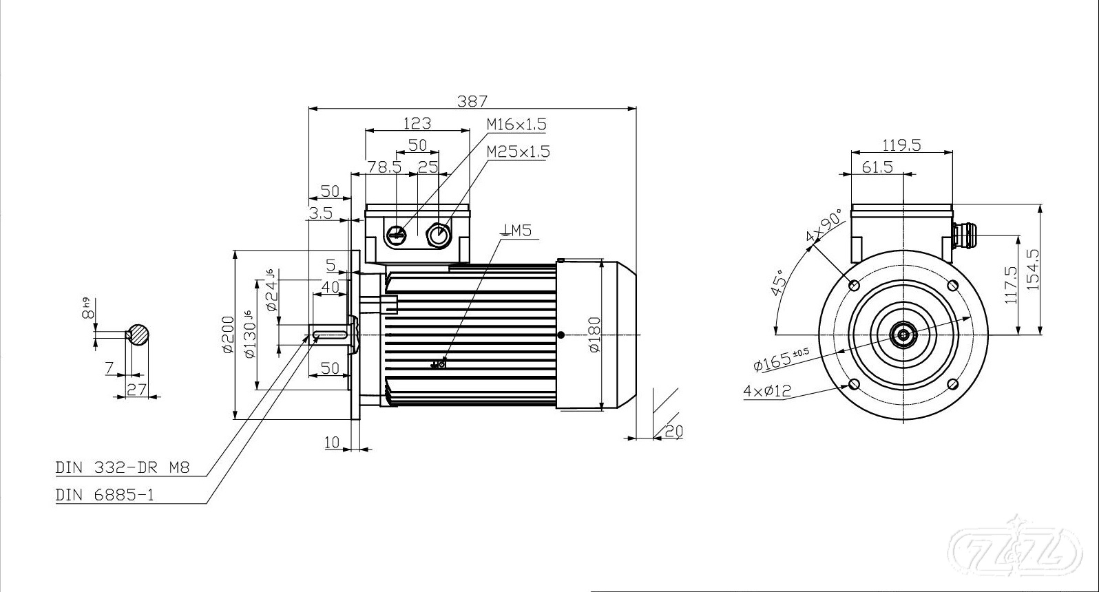 Elektromotor INNOMOTICS, 2,2kW, 2910ot., 1MB1013-0EA42-2FA4