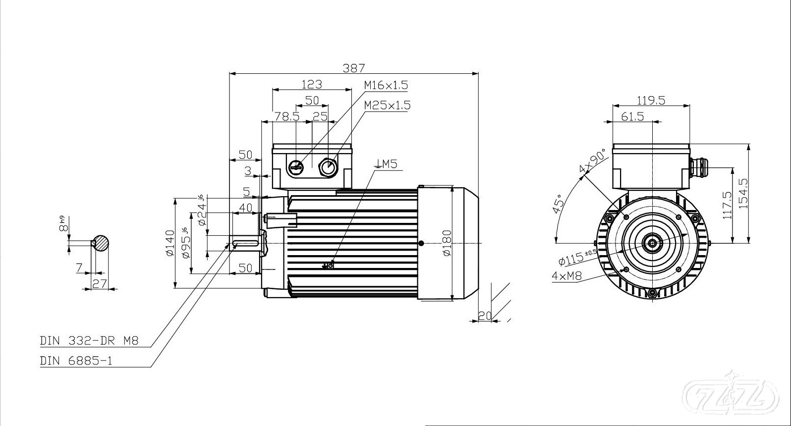 Elektromotor INNOMOTICS, 2,2kW, 2910ot., 1MB1013-0EA42-2KA4