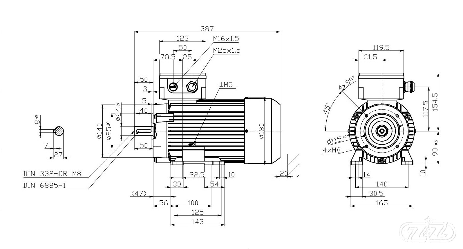 Elektromotor INNOMOTICS, 2,2kW, 2910ot., 1MB1013-0EA42-2NA4