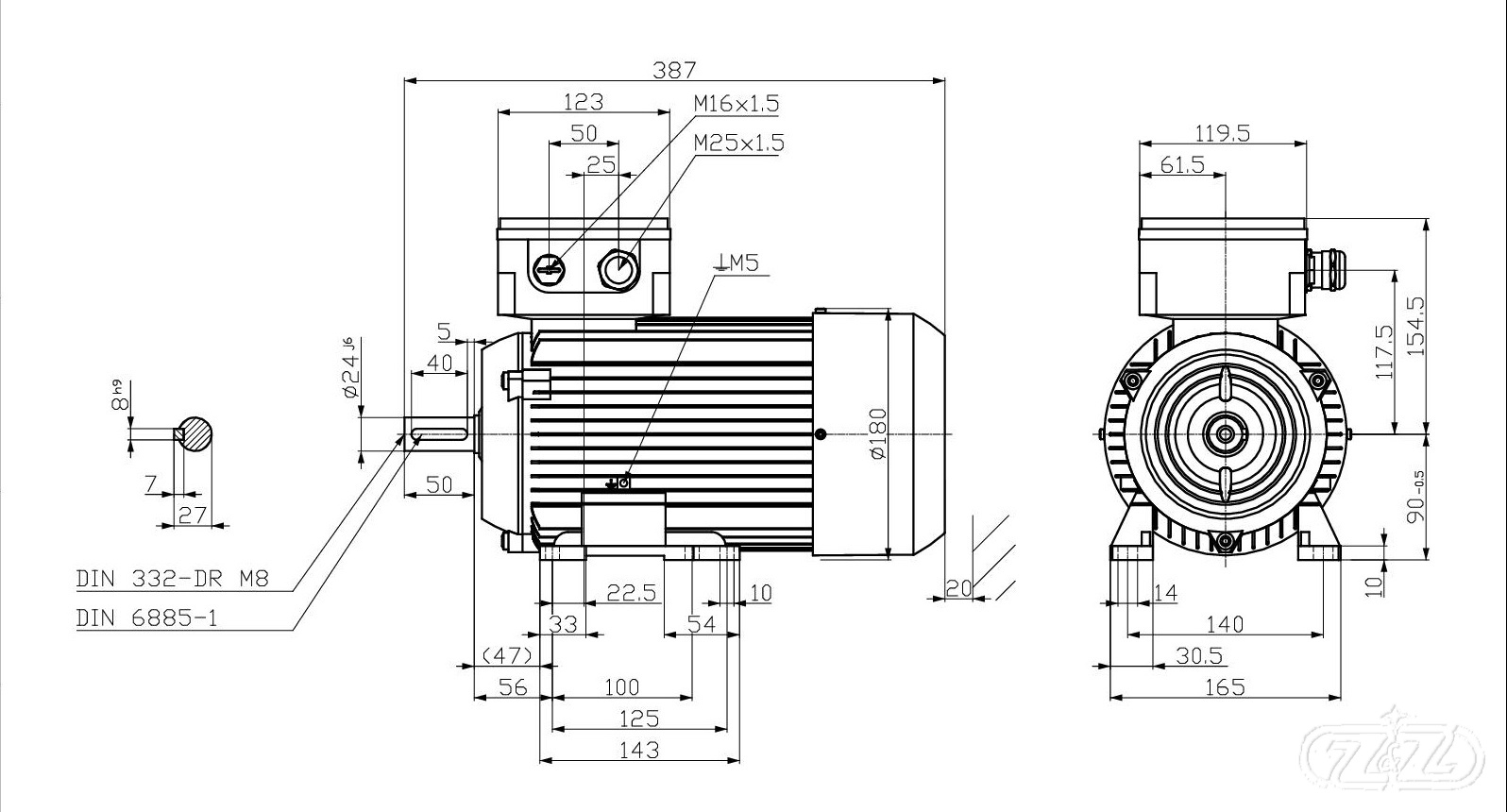 Elektromotor INNOMOTICS, 2,2kW, 2910ot., 1MB1023-0EA42-2AA4