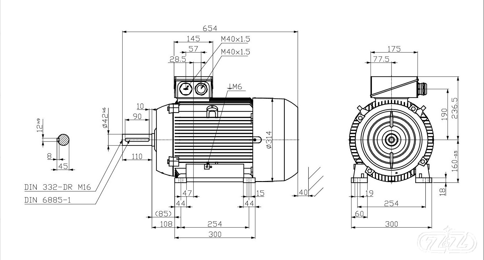 Elektromotor INNOMOTICS, 18,5kW, 1MB1023-1DA43-4AA4